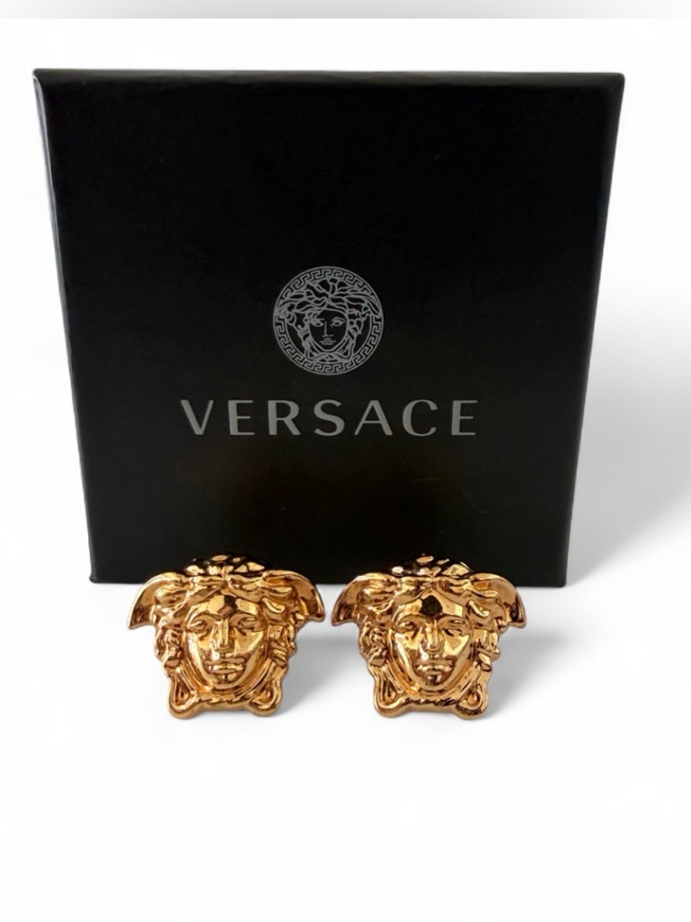Versace Medusa Head Earrings